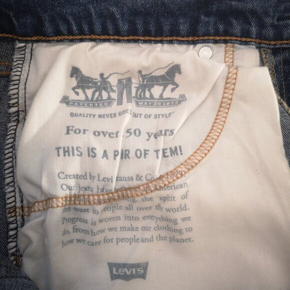 Levi's 512 Men's Size 32 Waist Medium Wash Slim Fit Blue Jeans - Picture 6 of 13